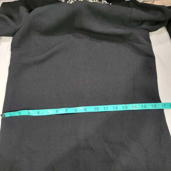 J Crew Jewel Embellished Long Sleeve Shift Dress Size 00 AF426 - Picture 12 of 12